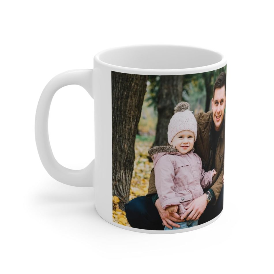 Customized|Personalized Photo on Coffee Mug|Cup for Gift - White Ceramic Mugs Name Gifts for Birthday 350 ml - Image 3