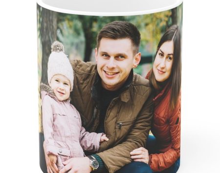 Customized|Personalized Photo on Coffee Mug|Cup for Gift - White Ceramic Mugs Name Gifts for Birthday 350 ml